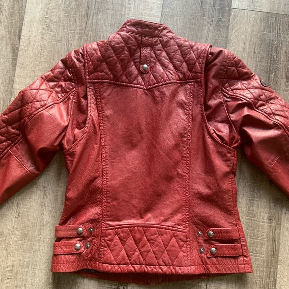 Ladies Medium Leather Harley Davidson Riding Jacket - Picture 2 of 6